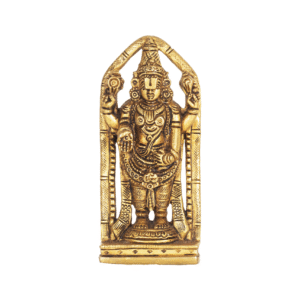 Pure Brass Balaji Idol – 4 Inch | Lord Venkateswara Statue for Pooja & Home Decor